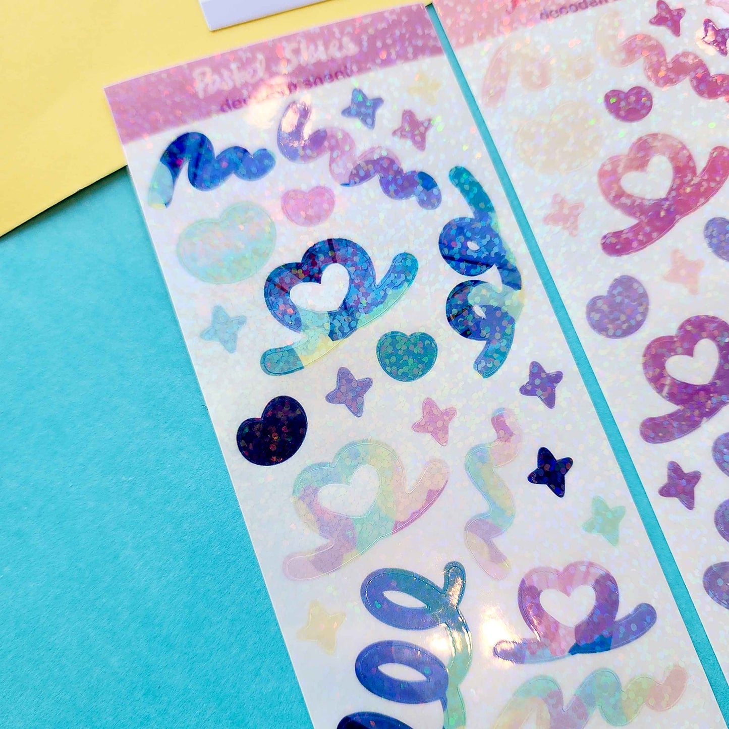 Sky Pastel Decoden Sticker Sheets | Original Design