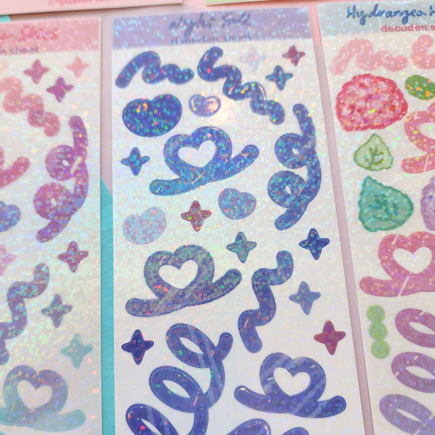 Sky Pastel Decoden Sticker Sheets | Original Design