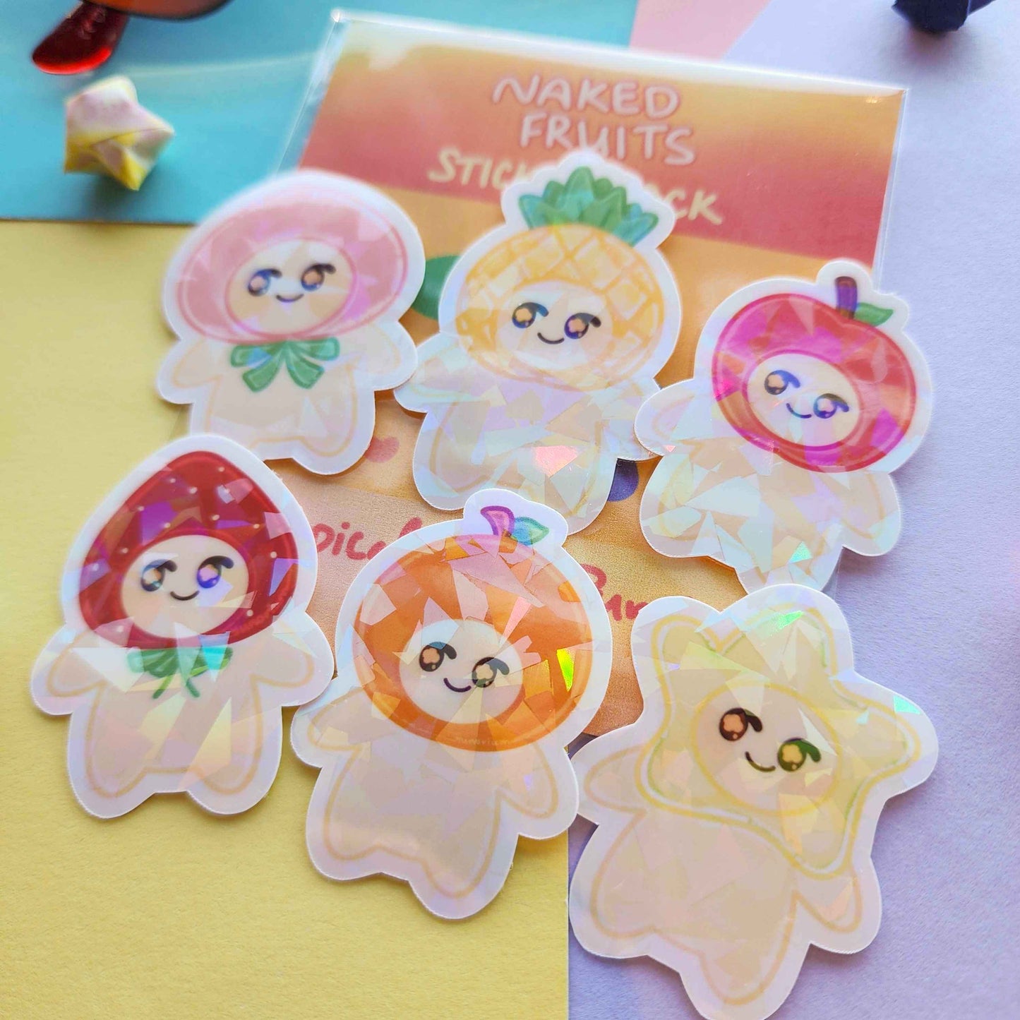 Naked Fruits Sticker Pack