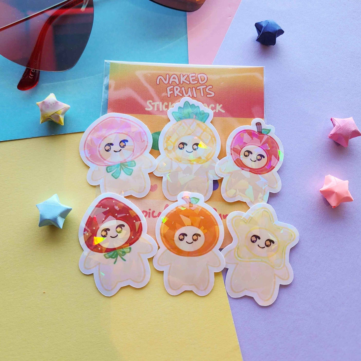 Naked Fruits Sticker Pack
