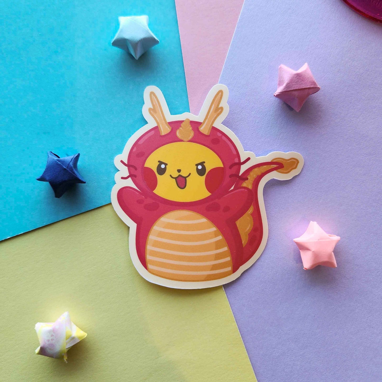 Pikachu Year Of The Dragon Sticker