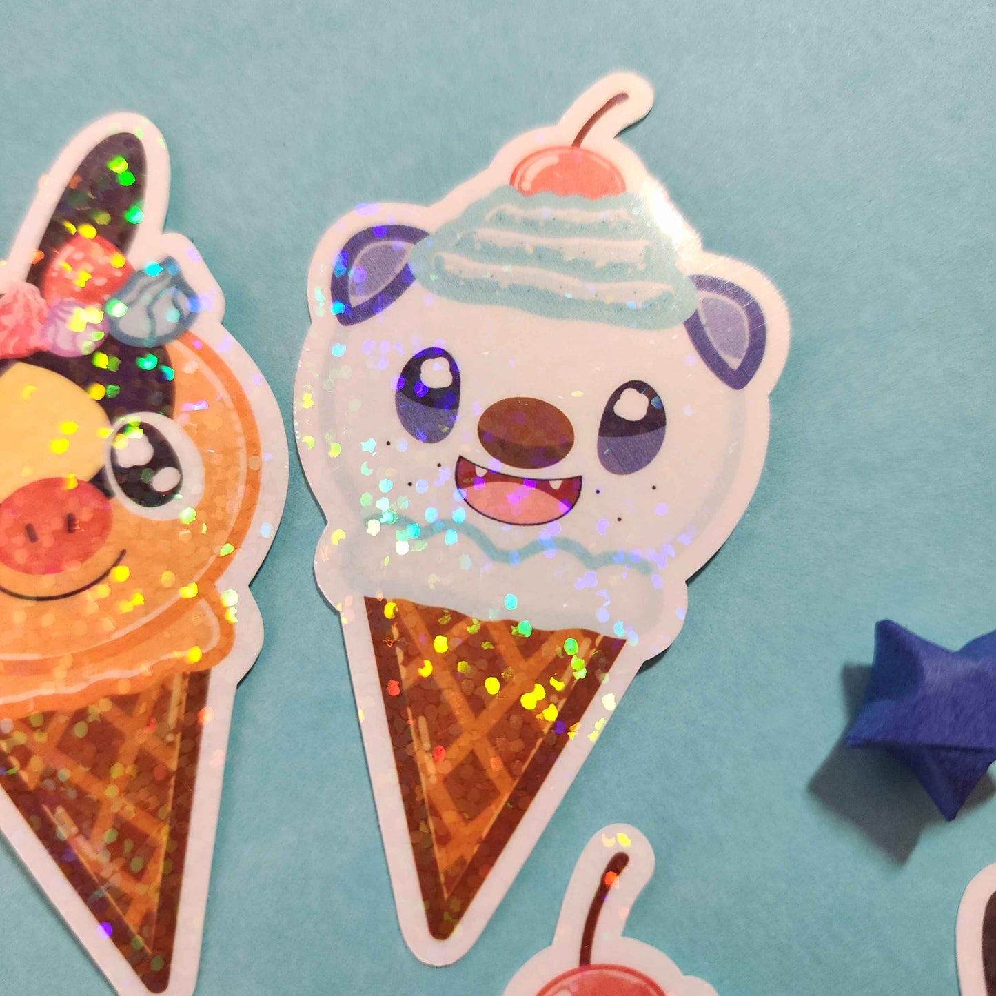 Generation 5-9 Starter Ice Cream Stickers