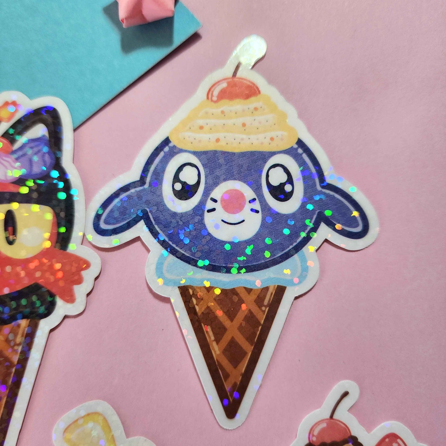 Generation 5-9 Starter Ice Cream Stickers