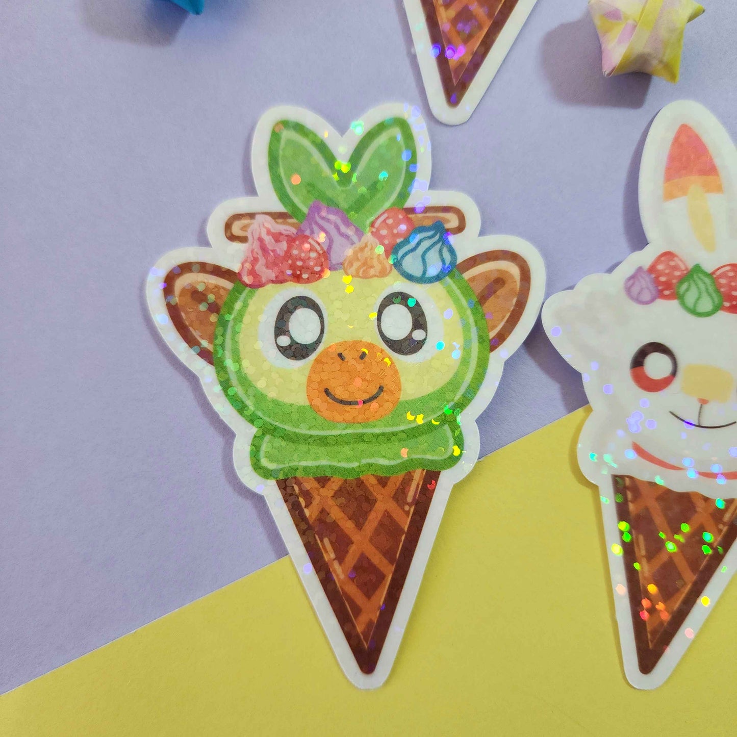 Generation 5-9 Starter Ice Cream Stickers