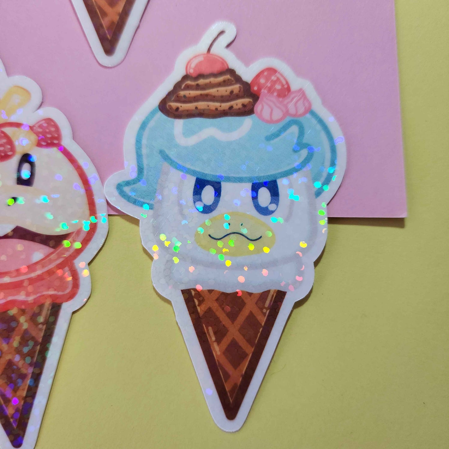 Generation 5-9 Starter Ice Cream Stickers