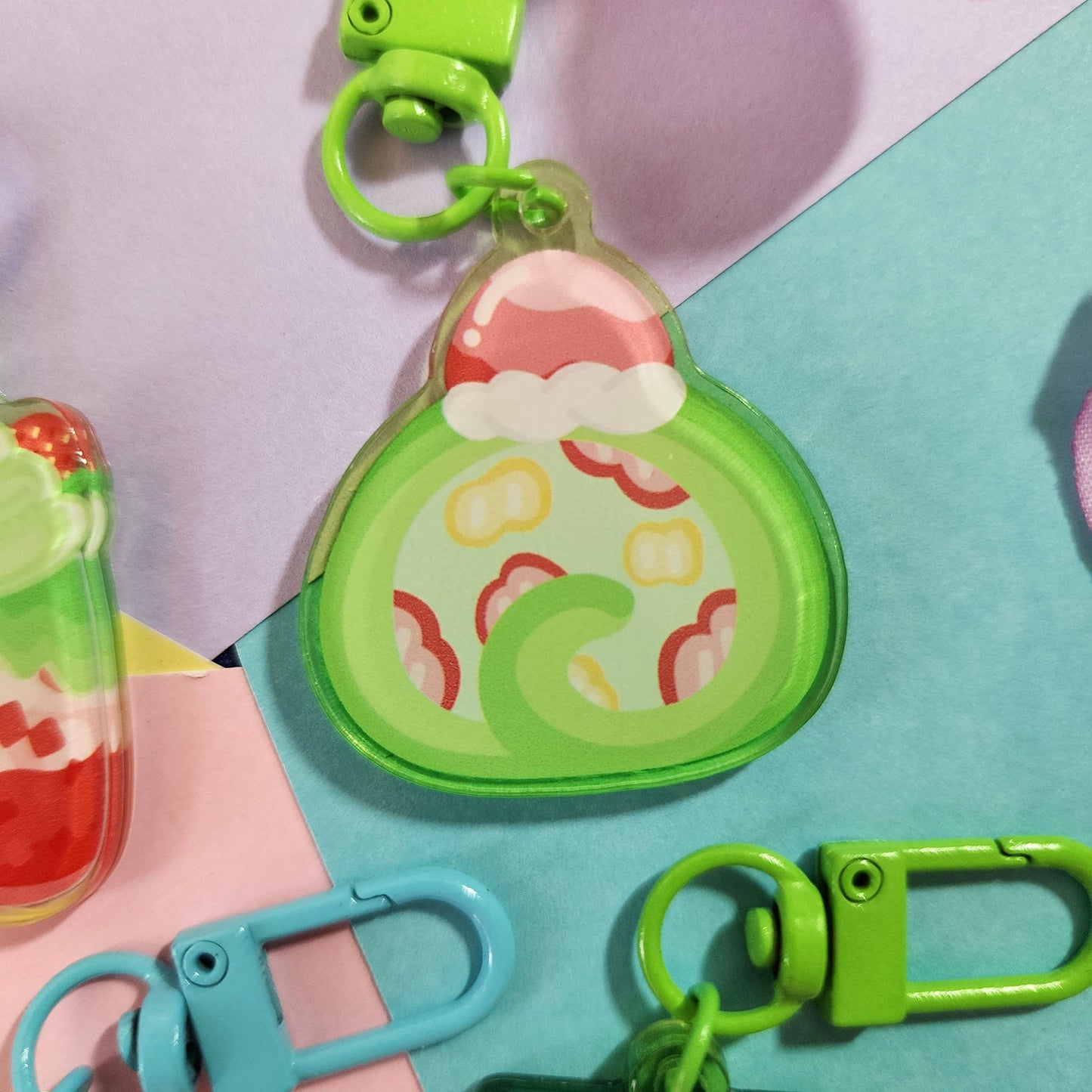 Matcha Menu Keychains