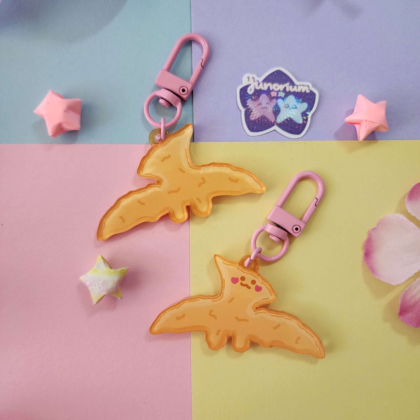 Dino Nuggie Keychains