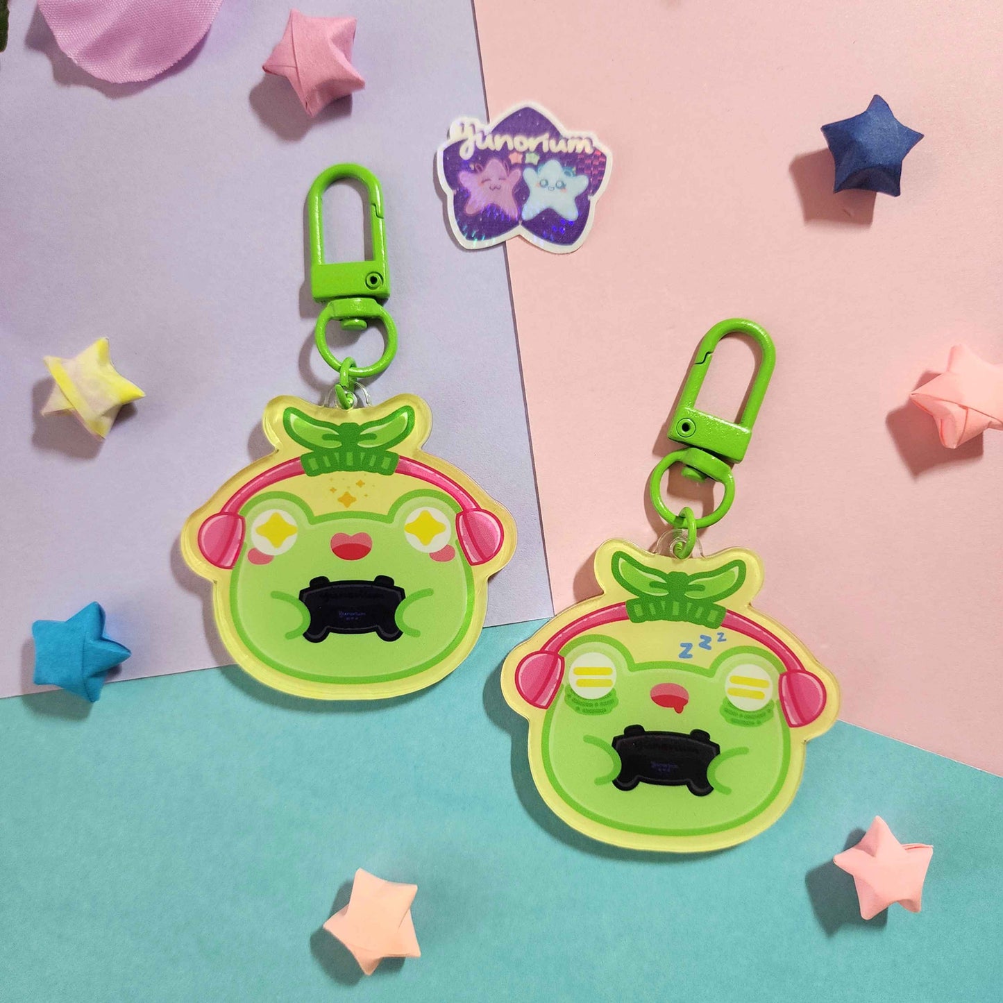 Gamer Frog Marchelle Keychains | Earthian Friends