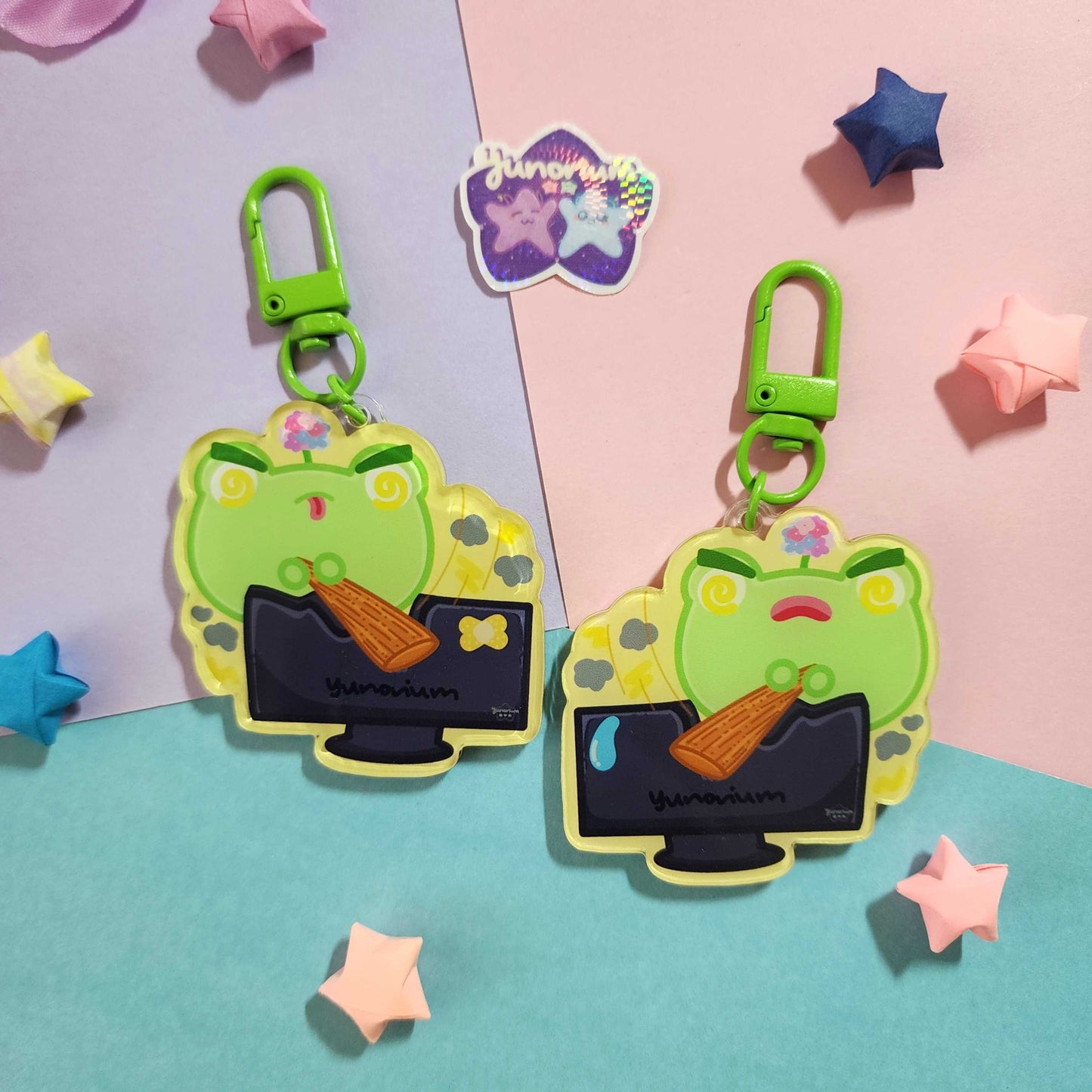 Gamer Frog Marchelle Keychains | Earthian Friends