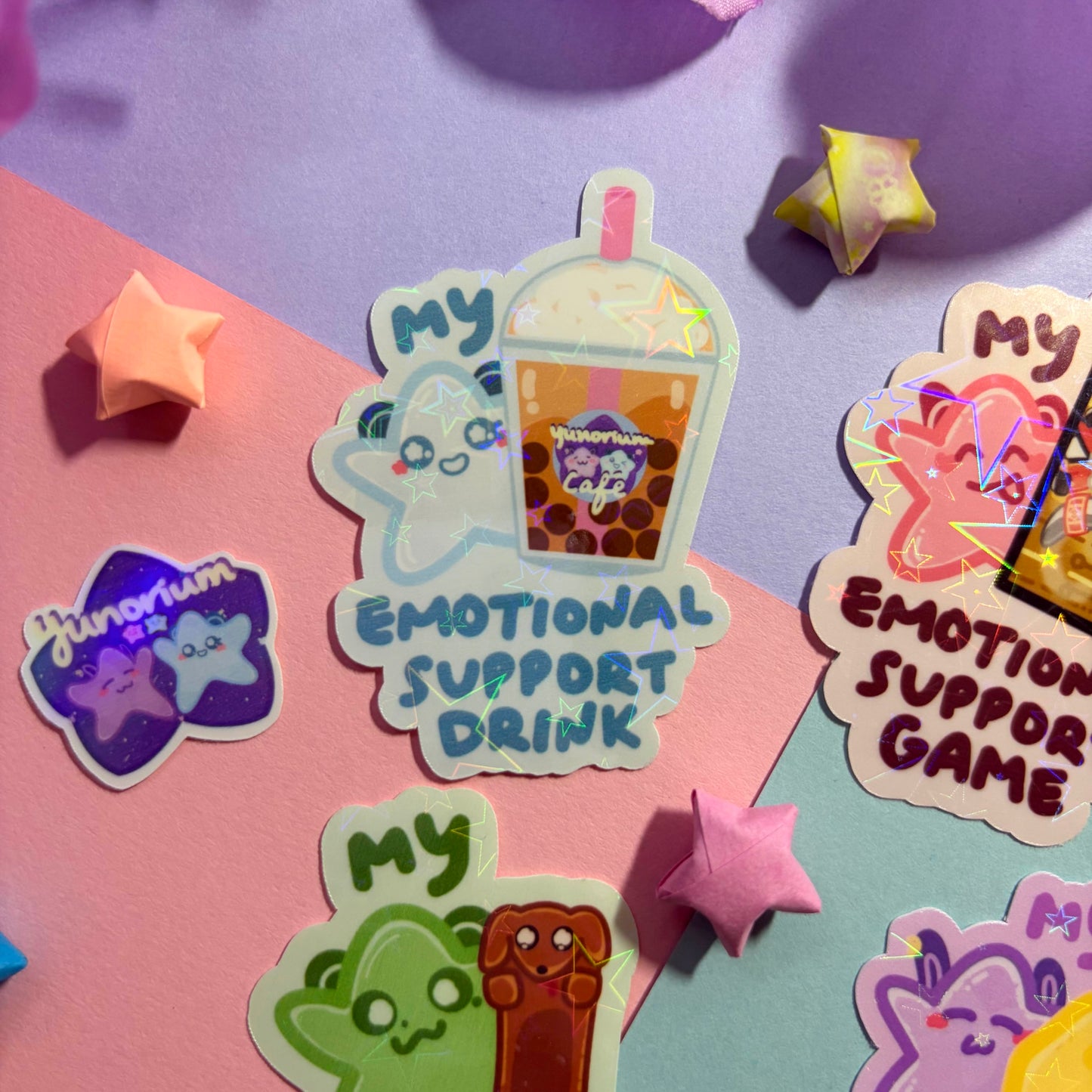 Emotional Support Stickers | Novayin Mascots