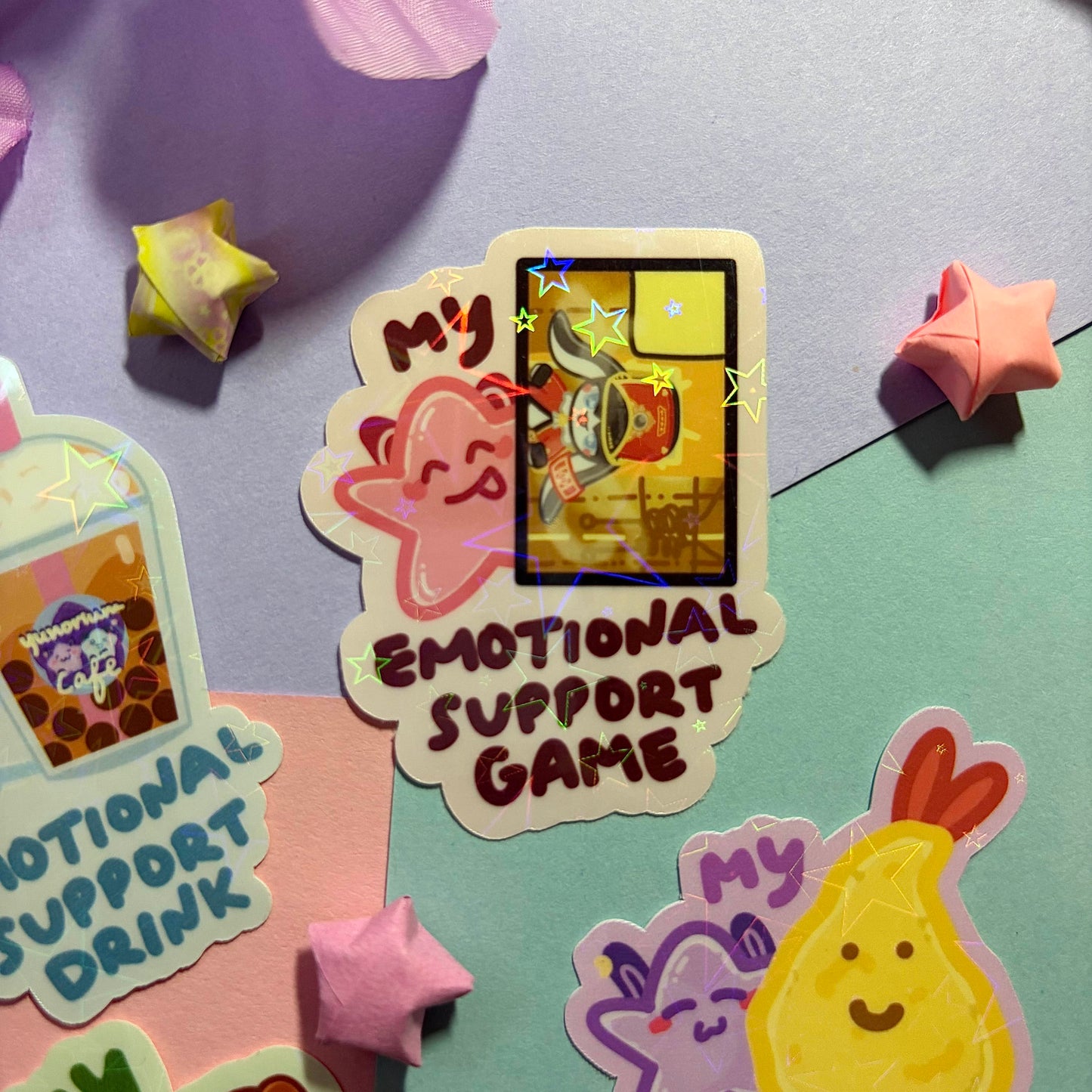 Emotional Support Stickers | Novayin Mascots