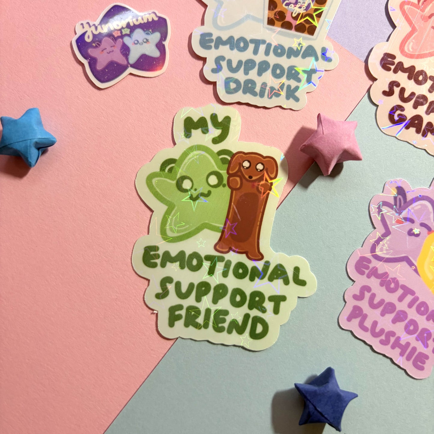 Emotional Support Stickers | Novayin Mascots