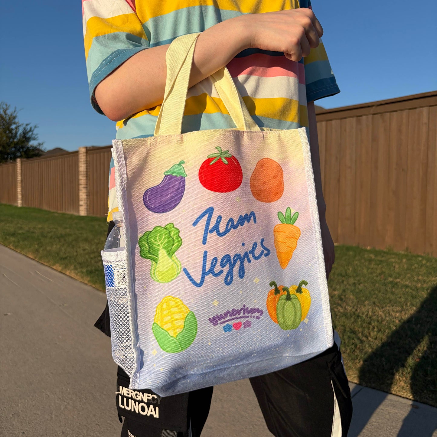Team Fruits & Team Veggies Shopping Tote Bag