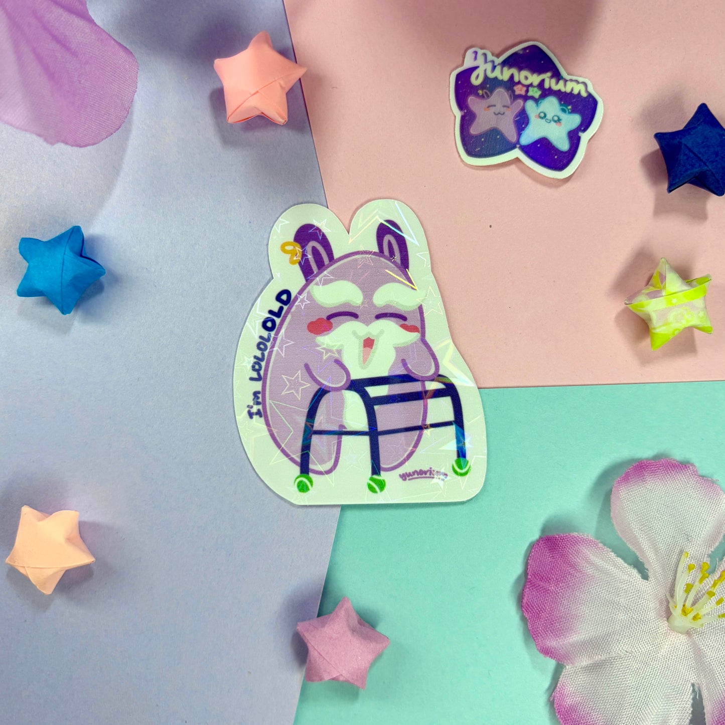 I'm LOLOLOLD Uve Mascot Sticker | Novayin Mascots