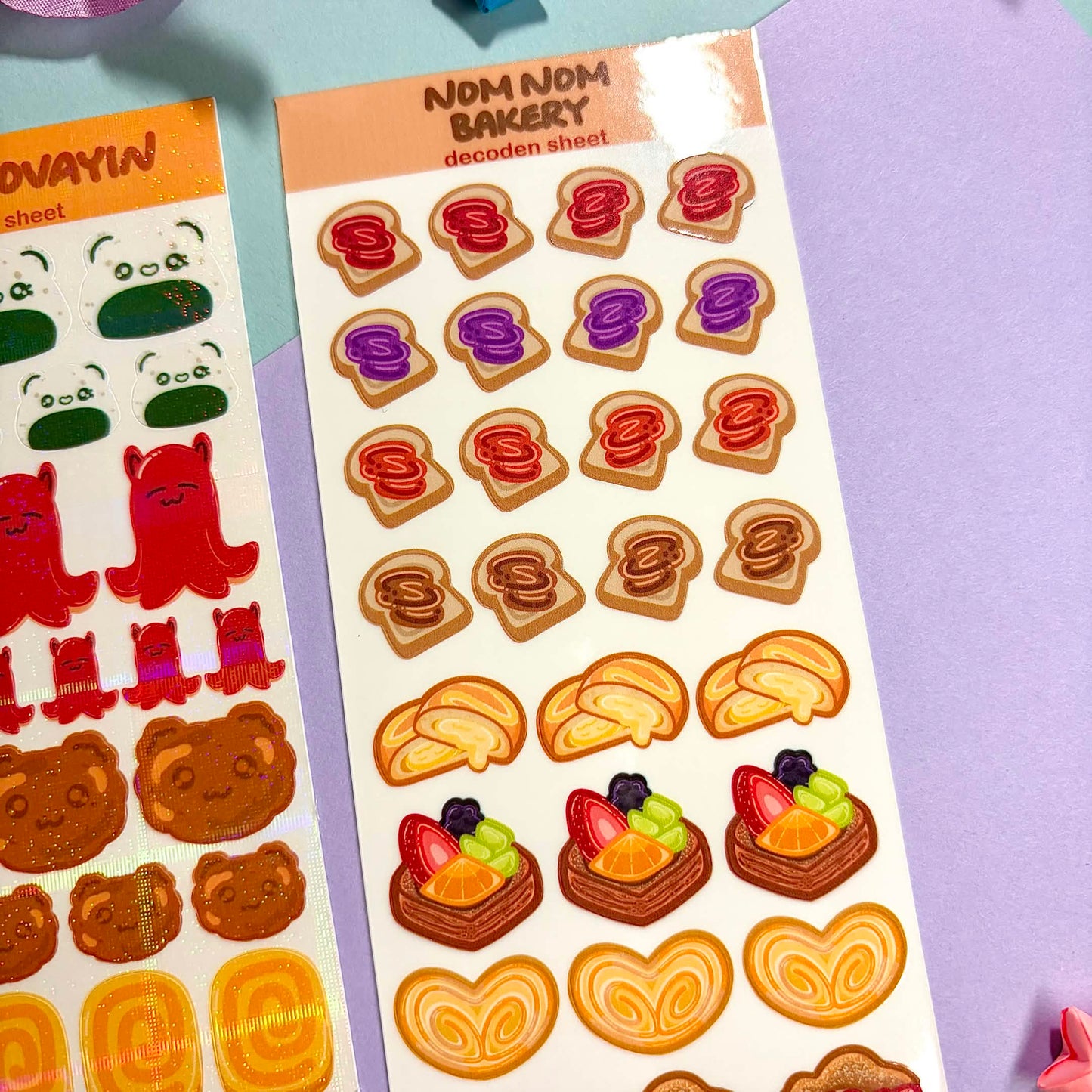 Food & Snacks Decoden Sticker Sheets | Original Design