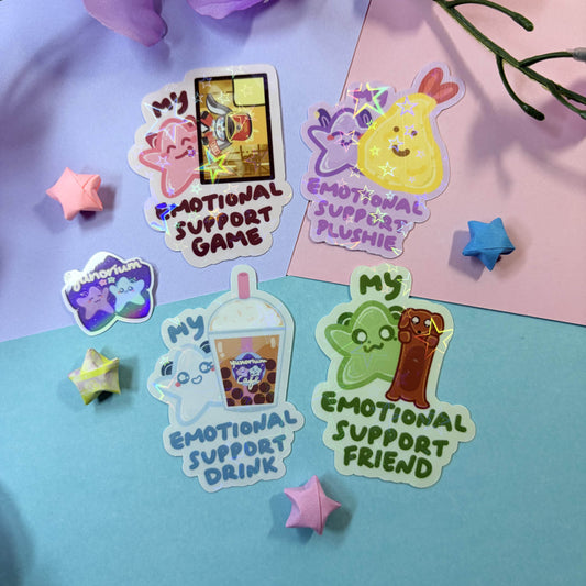 Emotional Support Stickers | Novayin Mascots