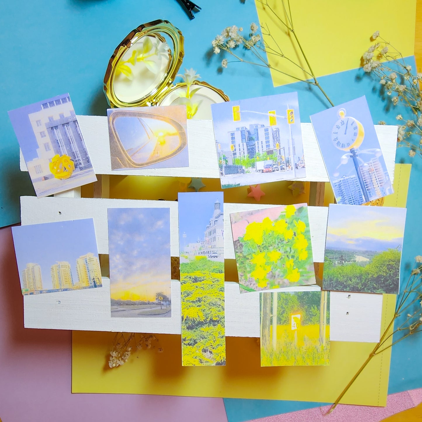 Yellow Aesthetic Photo Sticker Pack