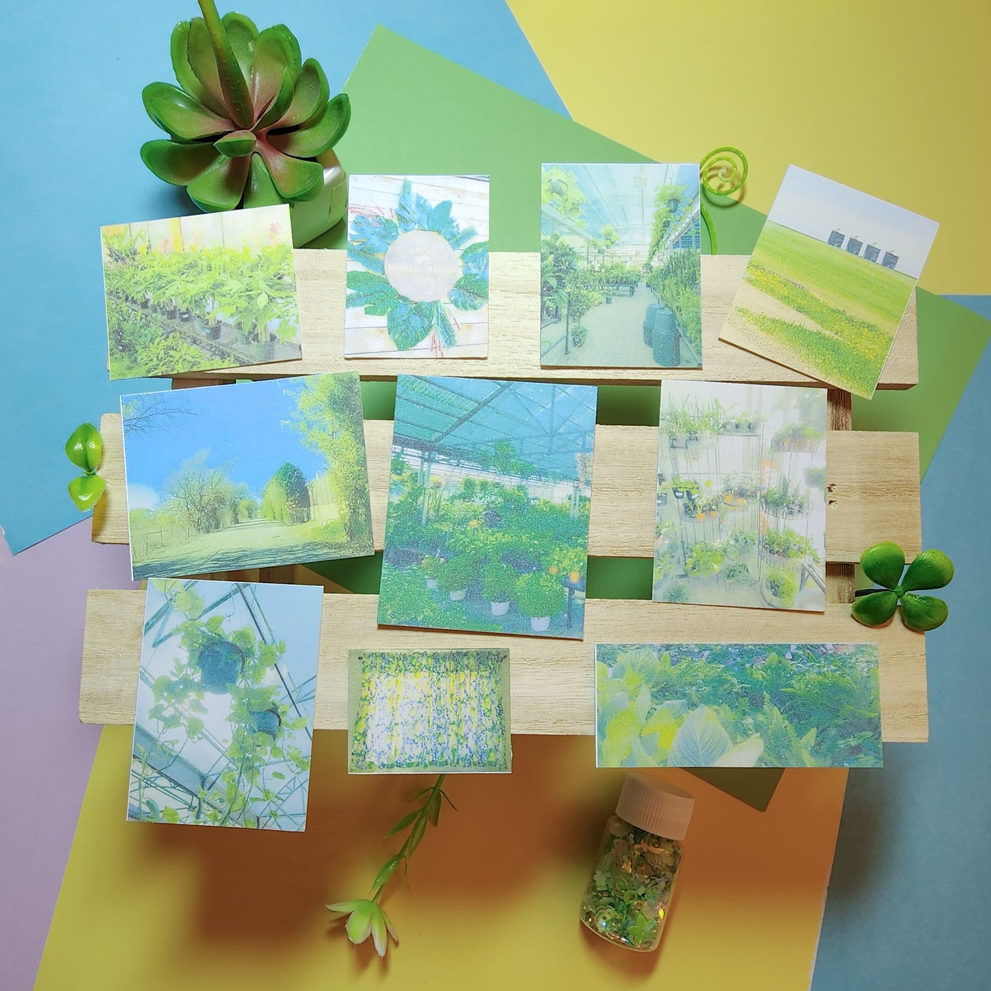 Green Aesthetic Photo Sticker Pack