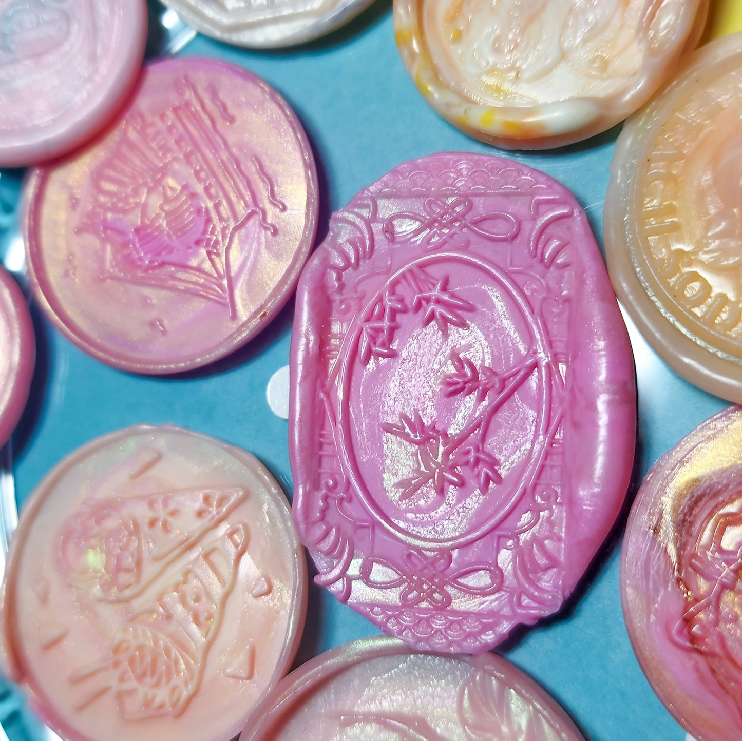 Pink Wax Seal Sticker Pack