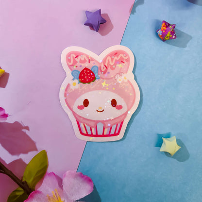 Fruit Character Cupcake Stickers