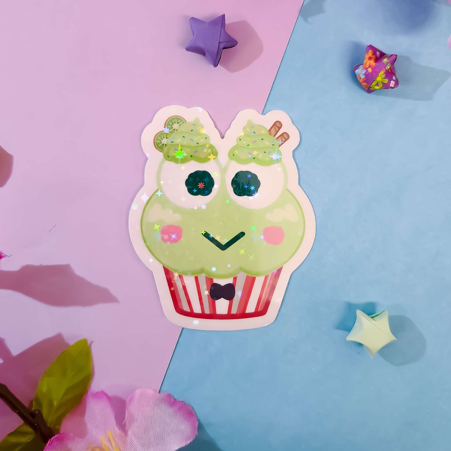 Fruit Character Cupcake Stickers