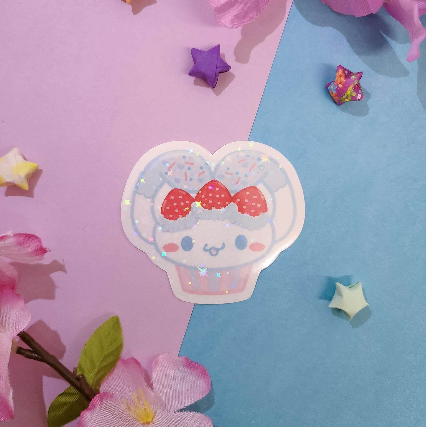 Fruit Character Cupcake Stickers