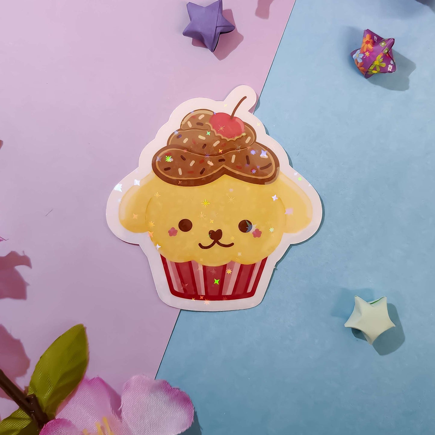 Fruit Character Cupcake Stickers