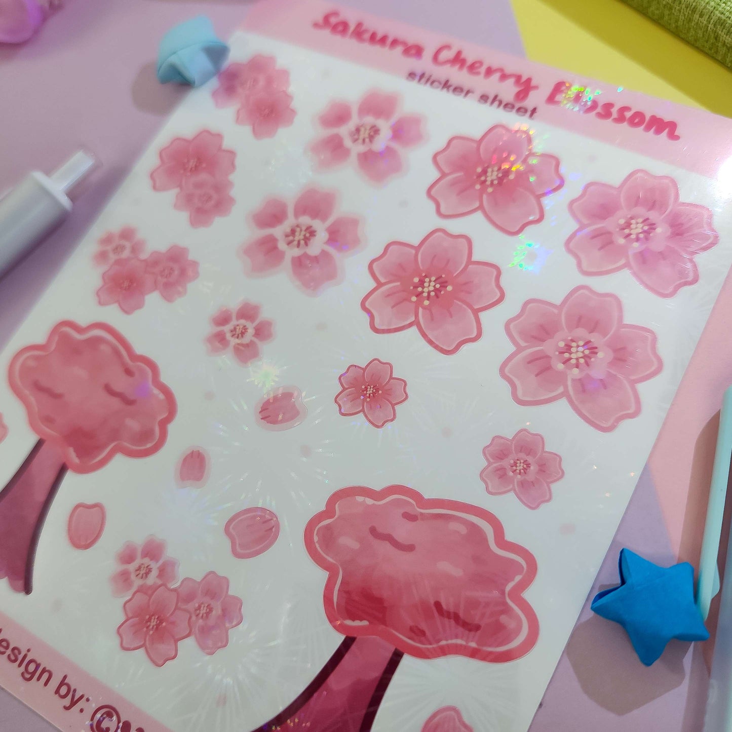 Sakura Cherry Blossom Sticker Sheet