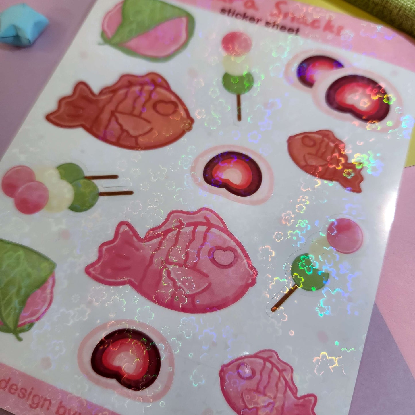 Sakura Snacks Sticker Sheet