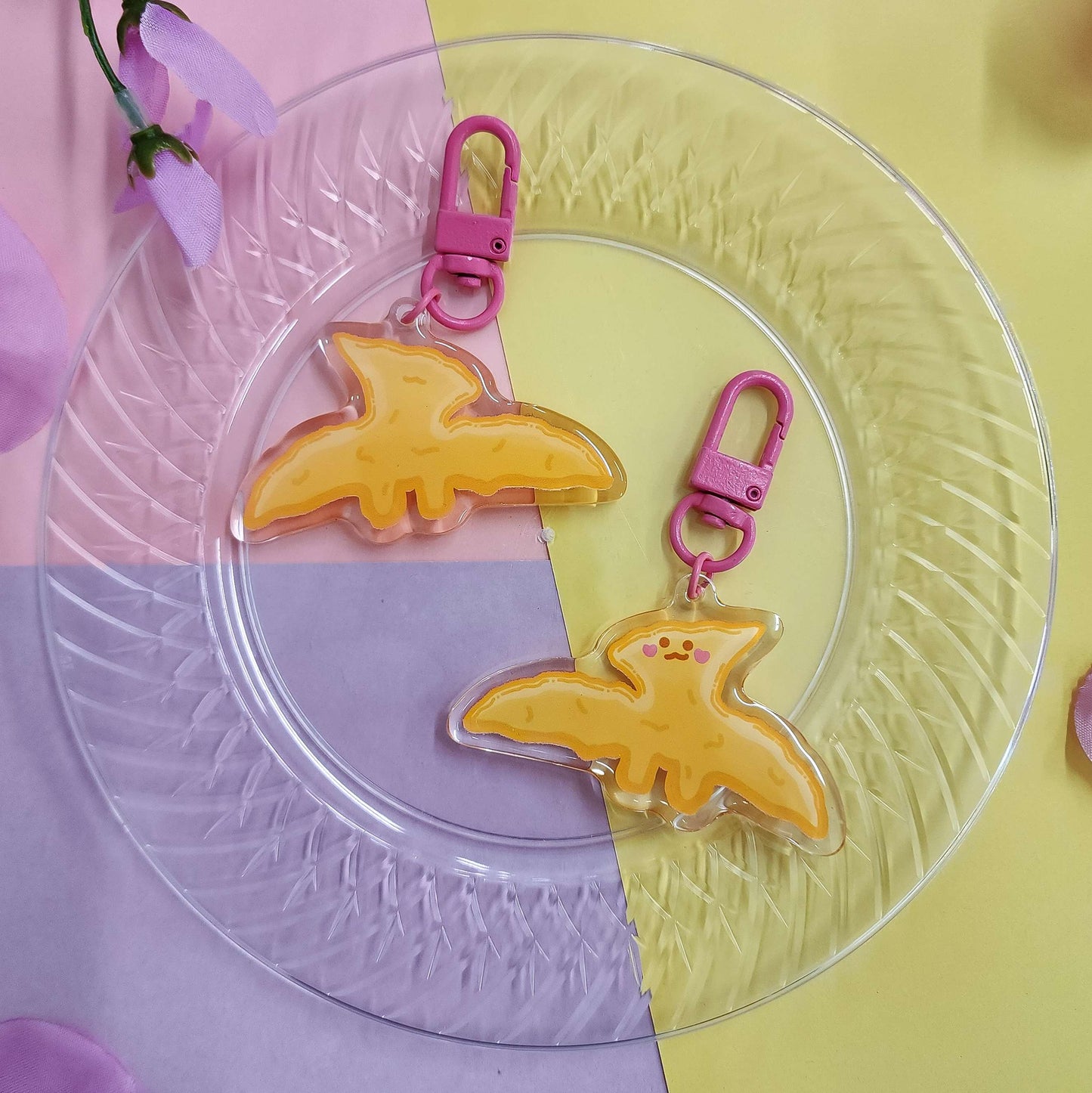 Dino Nuggie Keychains