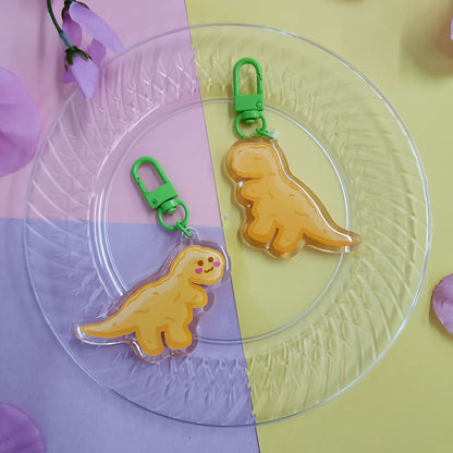 Dino Nuggie Keychains