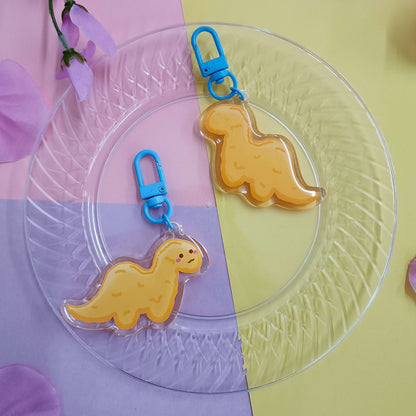 Dino Nuggie Keychains