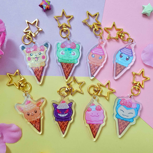 Generation One Ice Cream Keychains