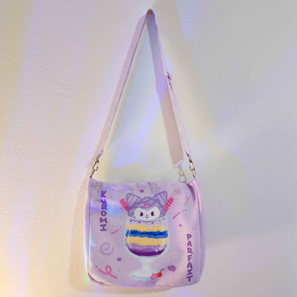 Purple Bunny Parfait Tote Bag