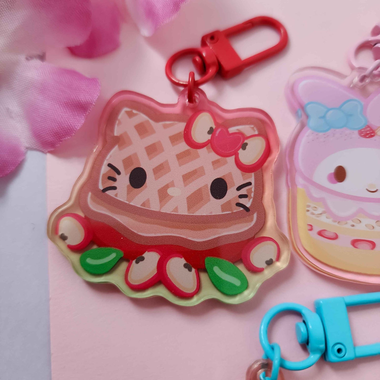 Cute Character Dessert Keychains