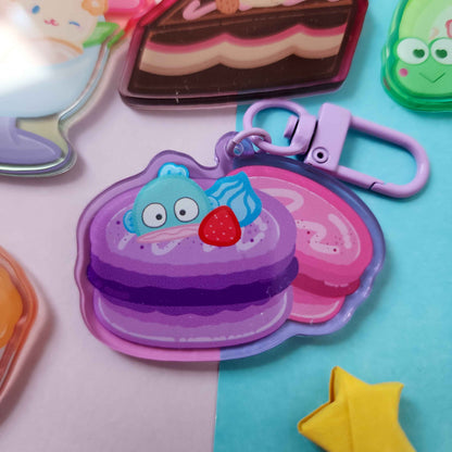 Cute Character Dessert Keychains