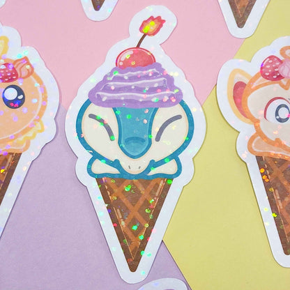 Generation 1-4 Starter Ice Cream Stickers