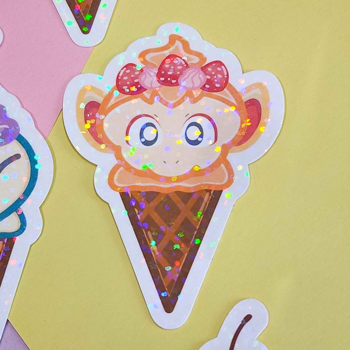 Generation 1-4 Starter Ice Cream Stickers