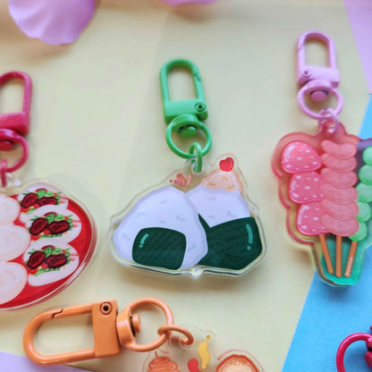 Snack Time Keychains