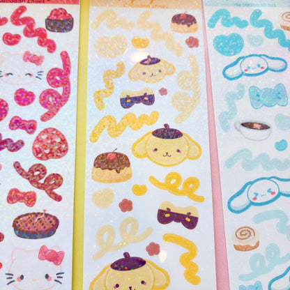 Cute Character Decoden Sticker Sheets