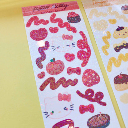 Cute Character Decoden Sticker Sheets