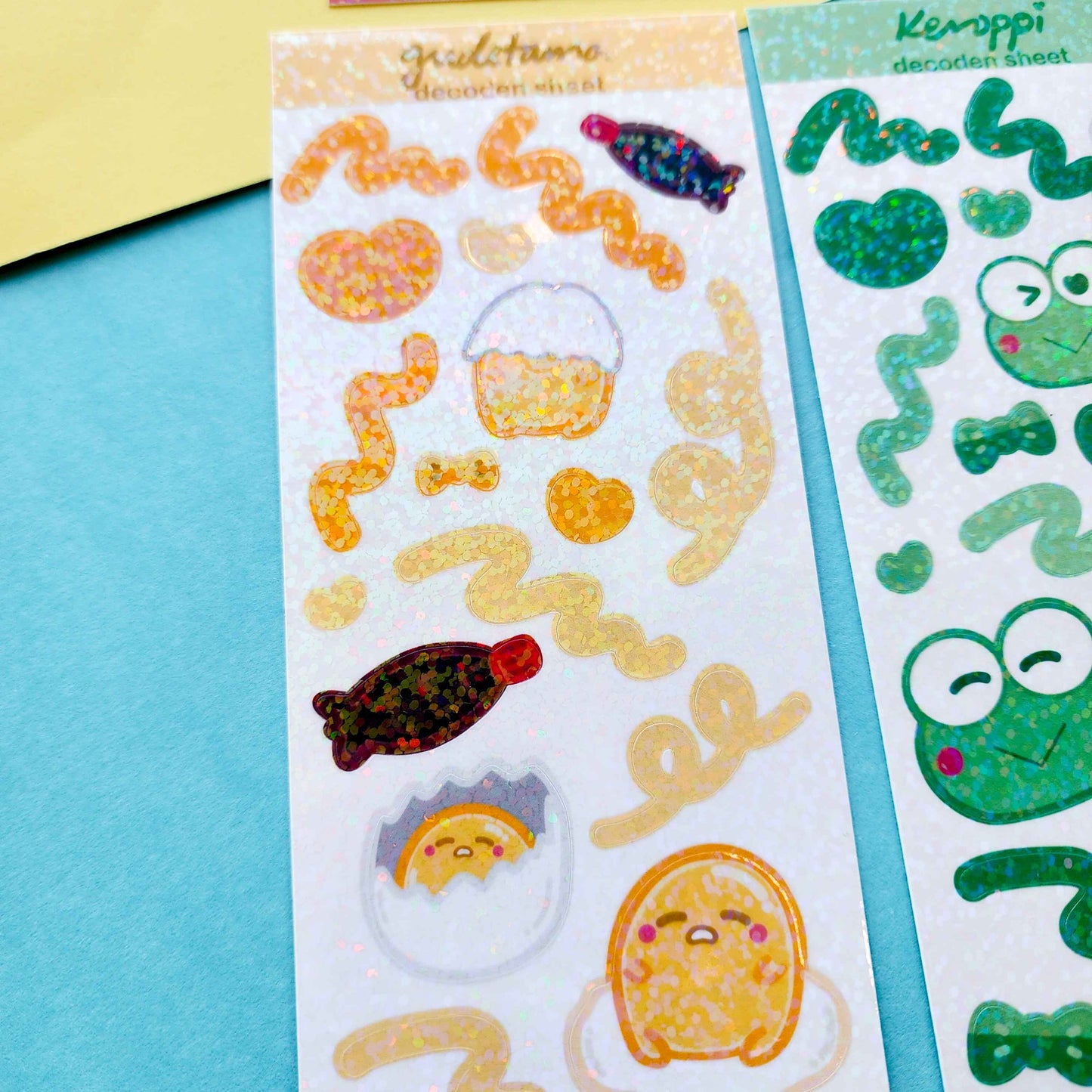 Cute Character Decoden Sticker Sheets