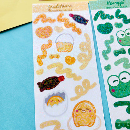 Cute Character Decoden Sticker Sheets