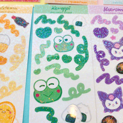 Cute Character Decoden Sticker Sheets