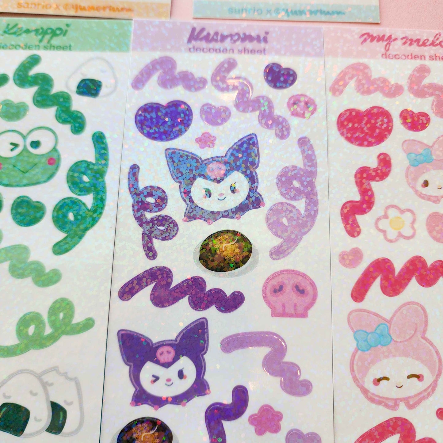 Cute Character Decoden Sticker Sheets