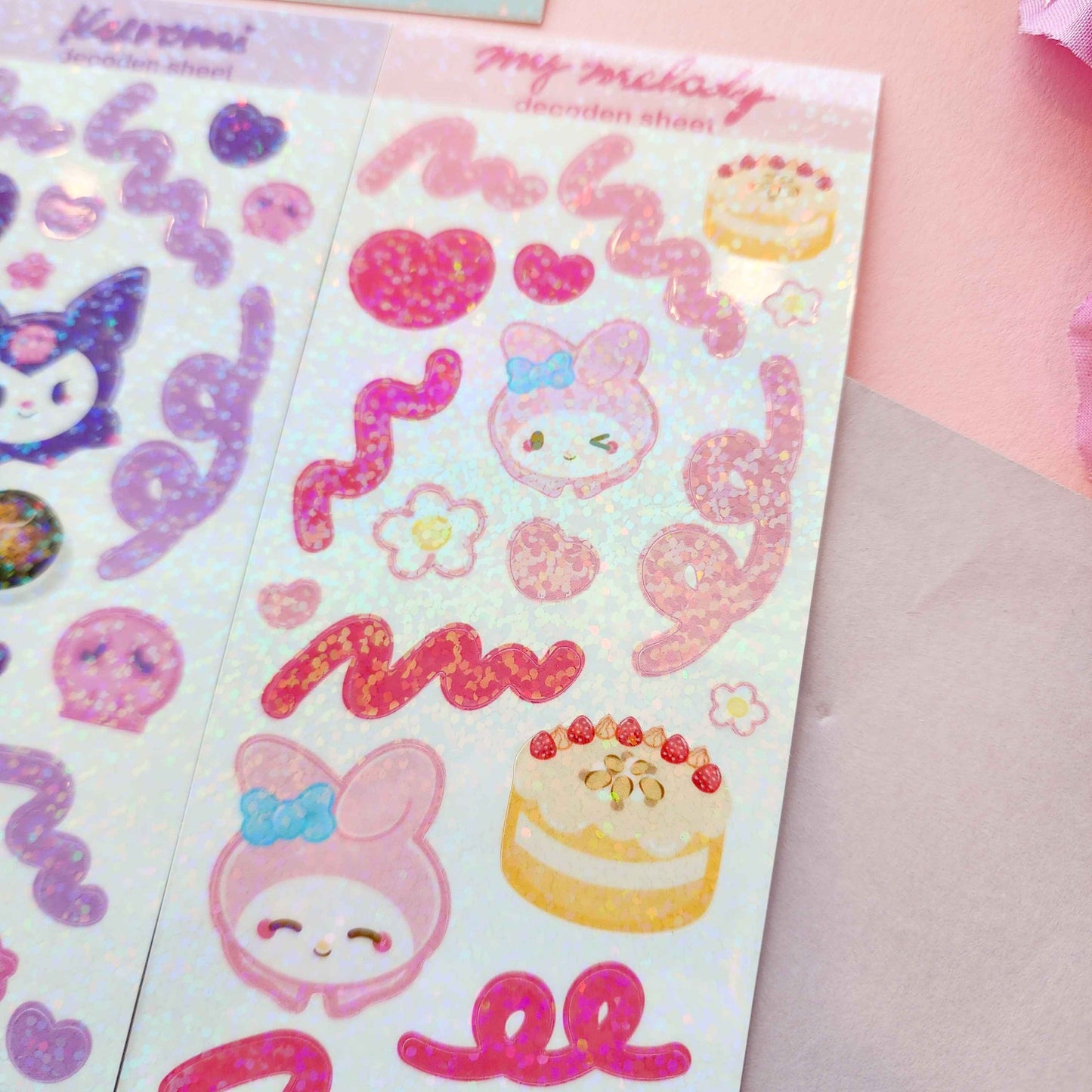 Cute Character Decoden Sticker Sheets