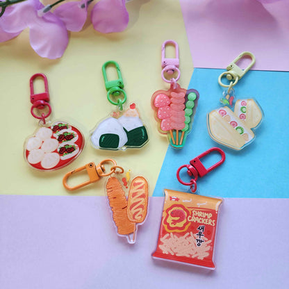 Snack Time Keychains