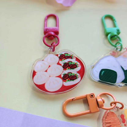 Snack Time Keychains