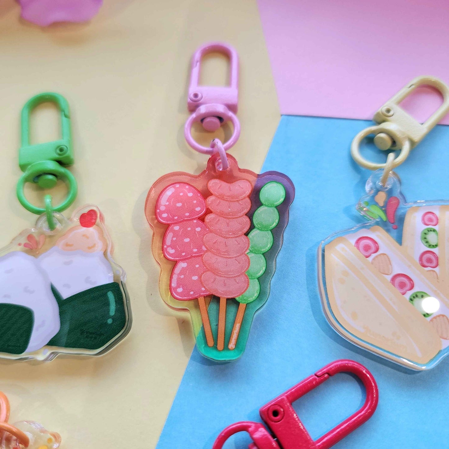 Snack Time Keychains