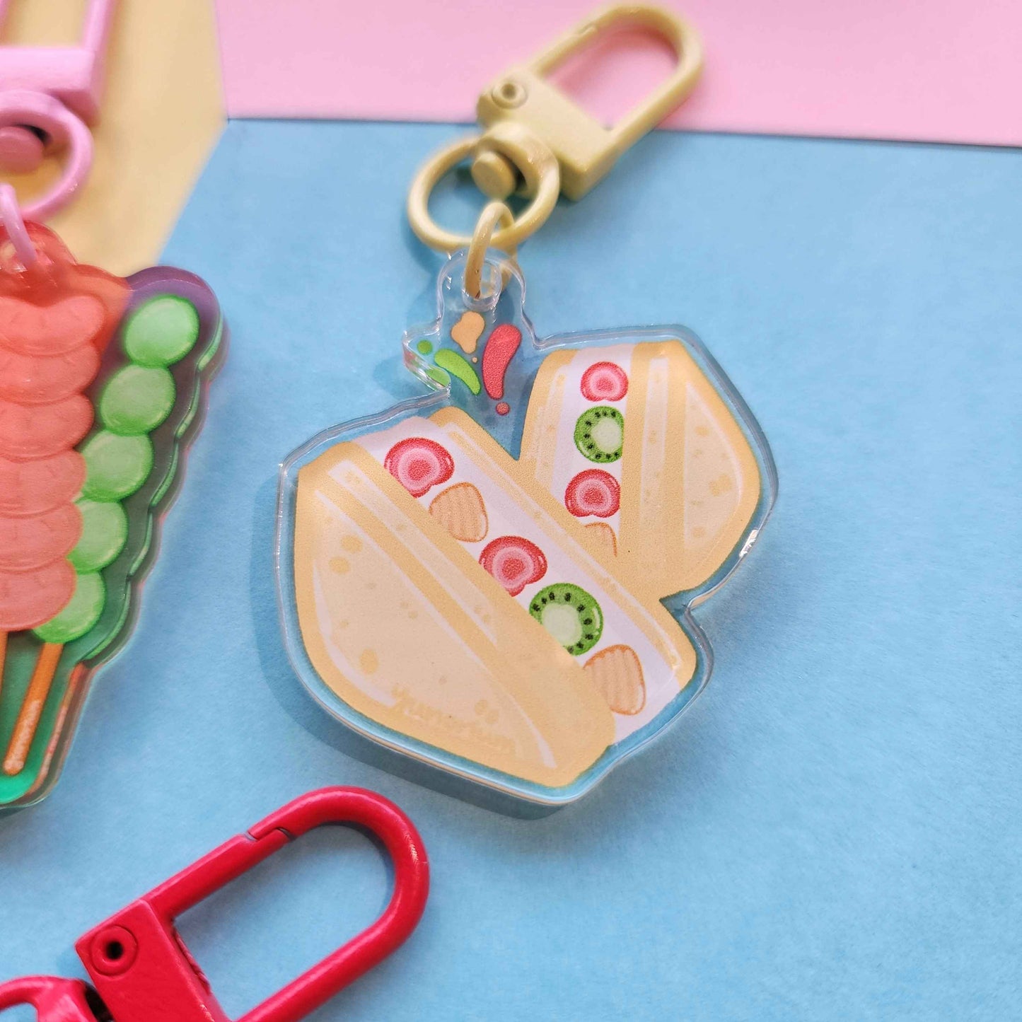 Snack Time Keychains